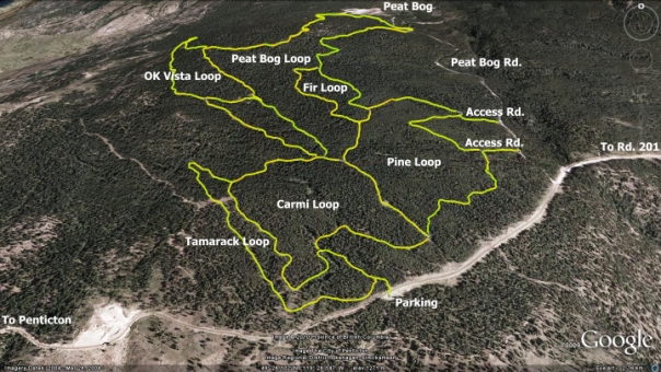 Carmi Rec. Trail Network (Click to enlarge)